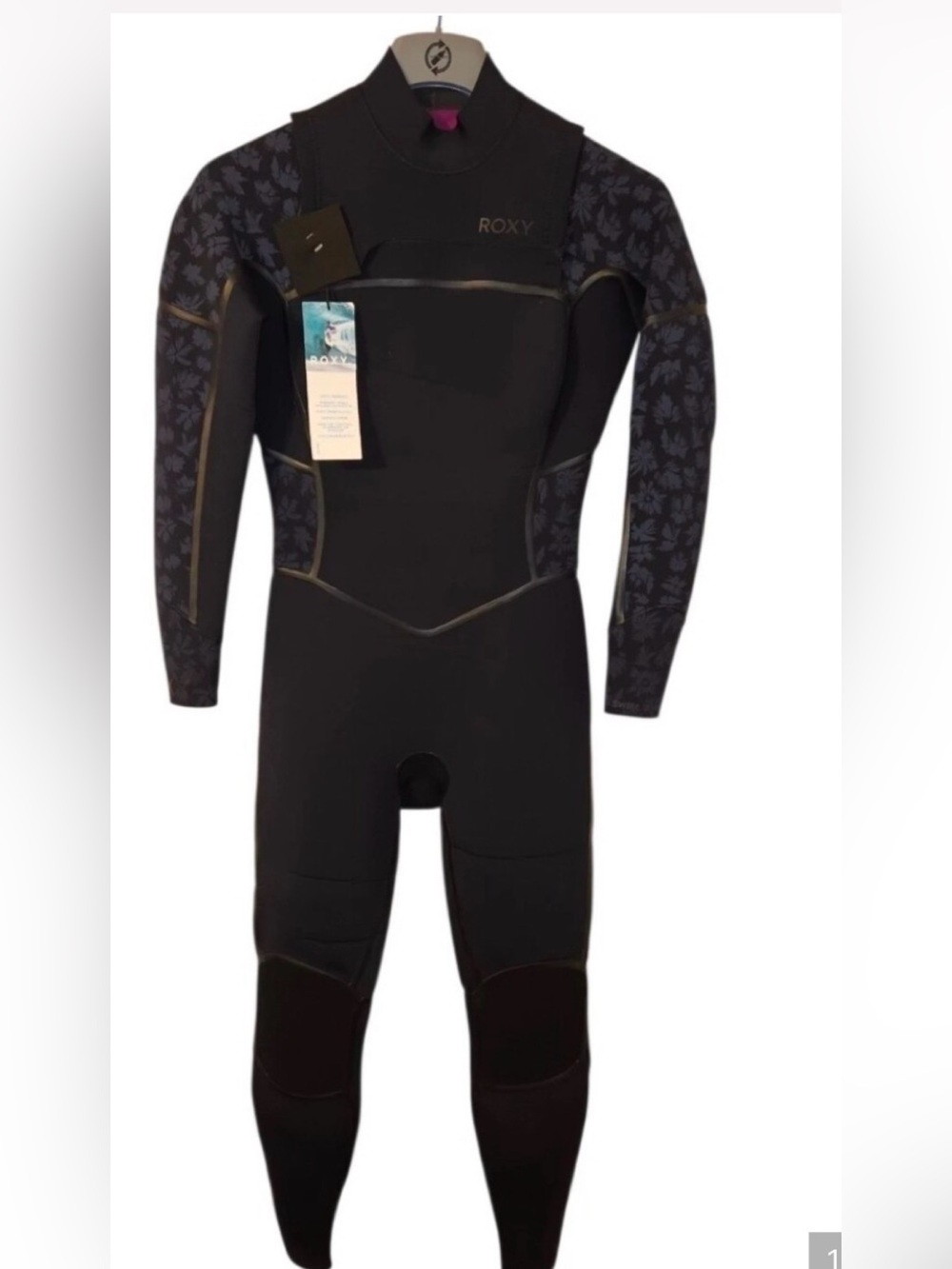ROXY Swell Series NWT 3/2mm Chest Zip Women’s Full Wetsuit Size 12